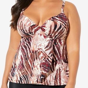 Swimsuits For All NWT Wrap Top, 42 DDD